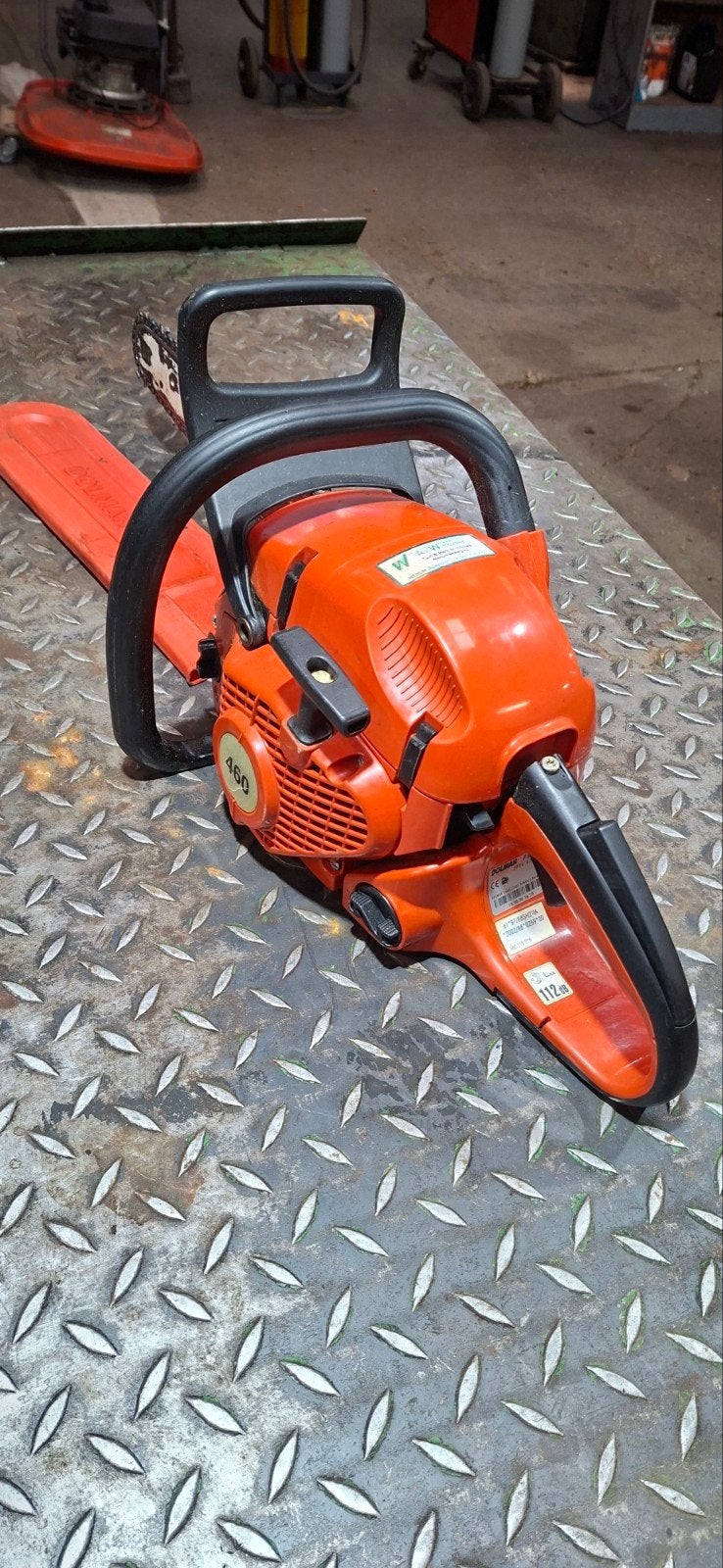 Dolmar Kettingzaag 460 met 38 cm zaaglengte, Gebruikt, Kettingzaag, Ophalen of Verzenden, 30 tot 70 mm