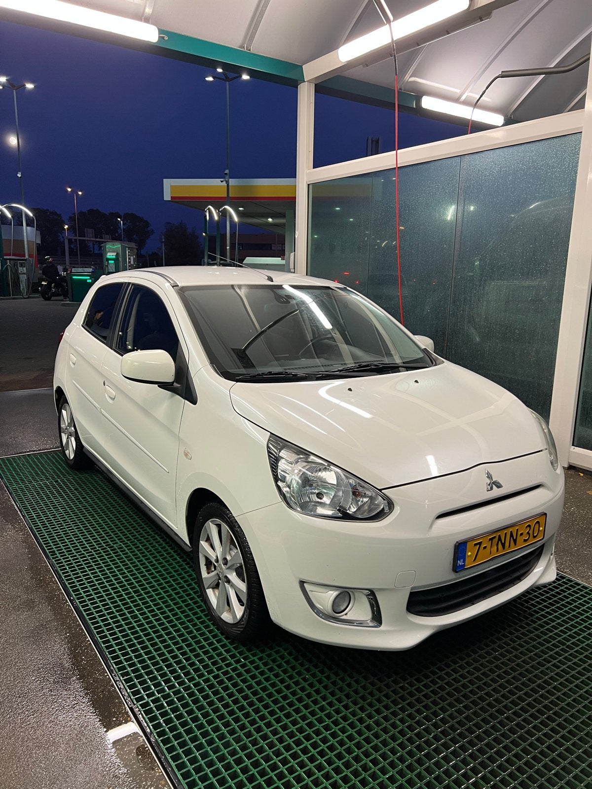 Mitsubishi Space Star 1.2 MPI 2014 Wit, Auto's, Voorwielaandrijving, 200 kg, Origineel Nederlands, Handgeschakeld