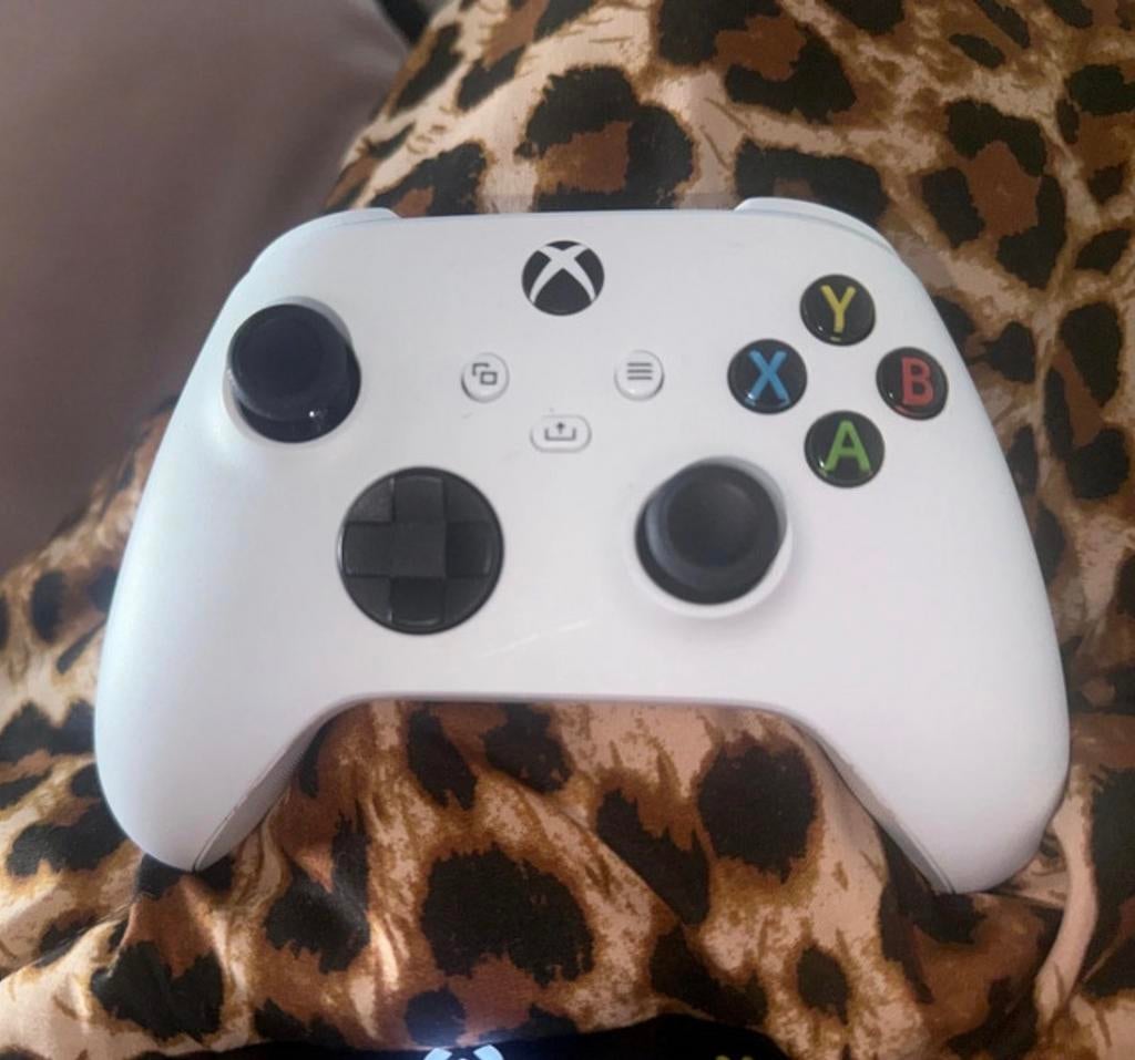 Xbox controller Series S/X wit, Gebruikt, Verzenden, Controller, Xbox Series X