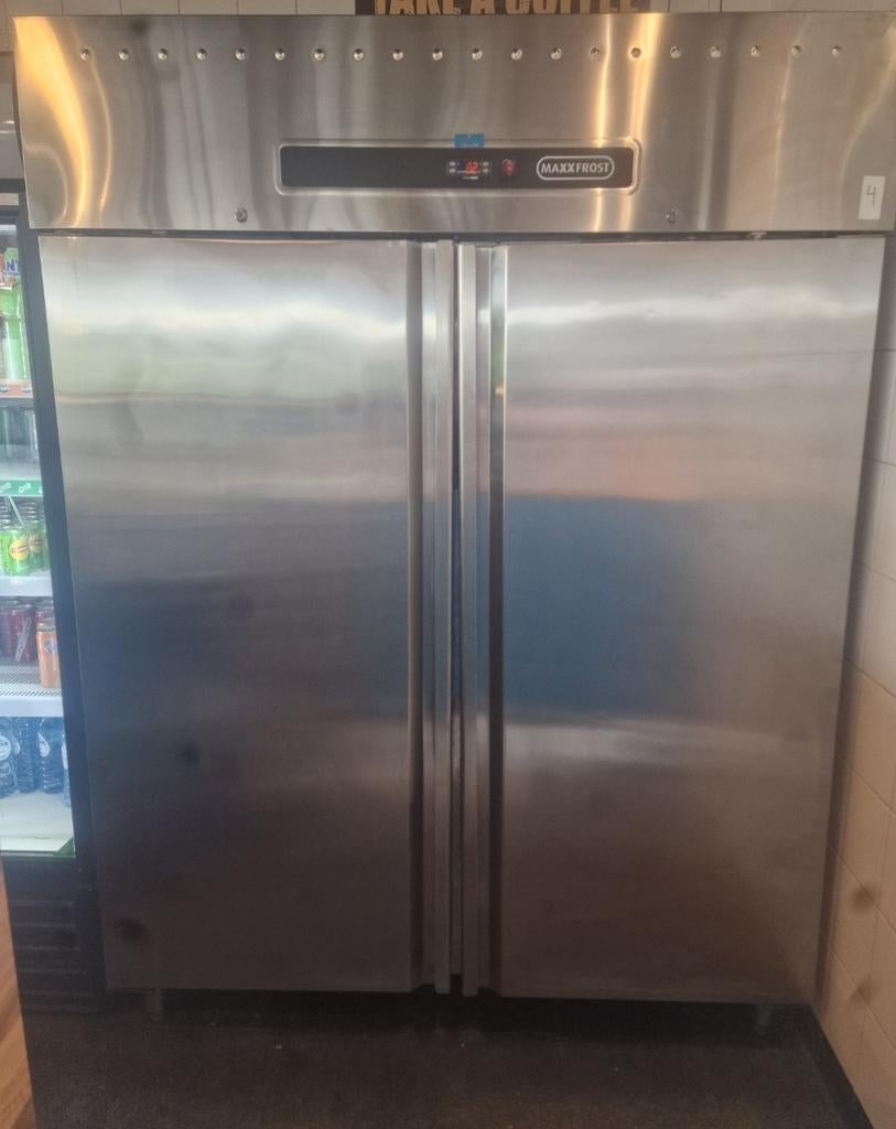 RVS Horeca Koelkast Maxxfrost & Coca Cola Koelkast, Ophalen, 200 liter of meer, 60 cm of meer, 160 cm of meer