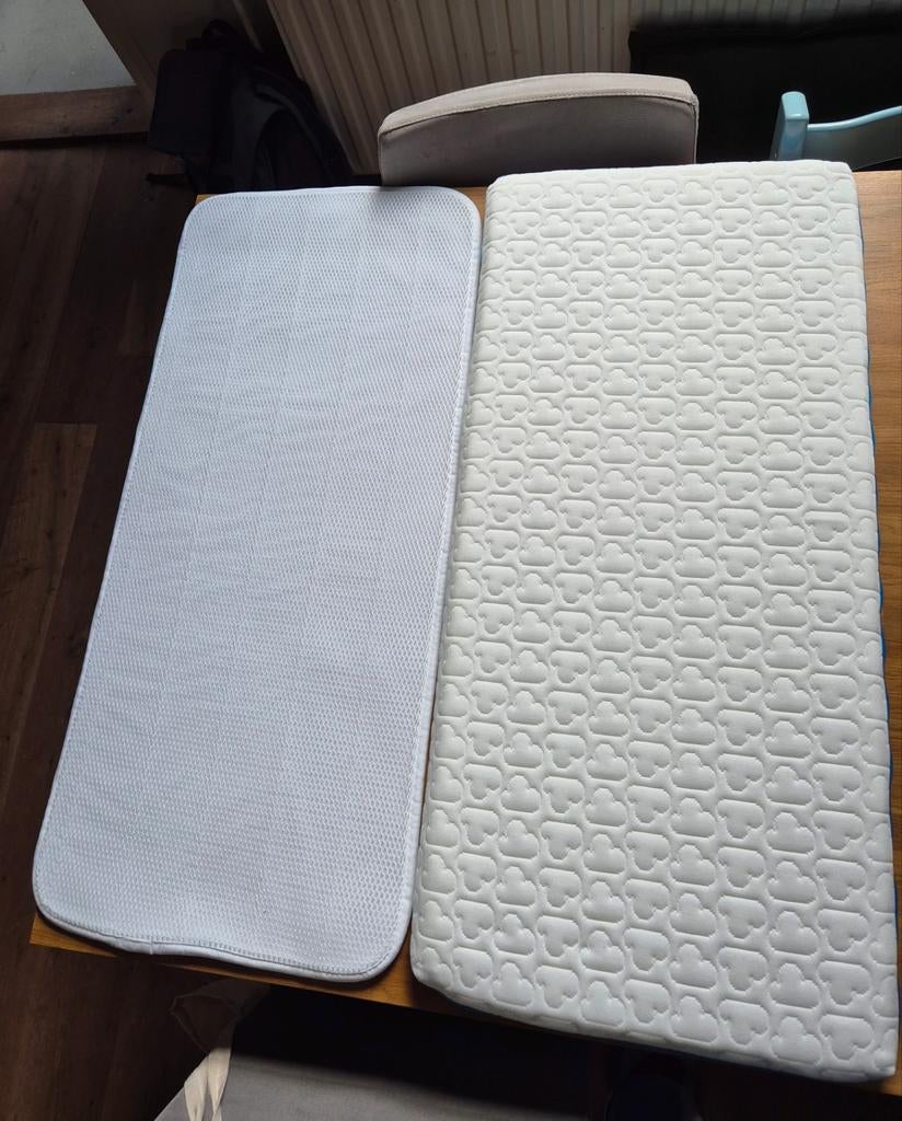 AeroSleep Evolution cosleeper matras 90x40 + NIEUWE topper, Ophalen of Verzenden, Zo goed als nieuw, Minder dan 140 cm, Matras