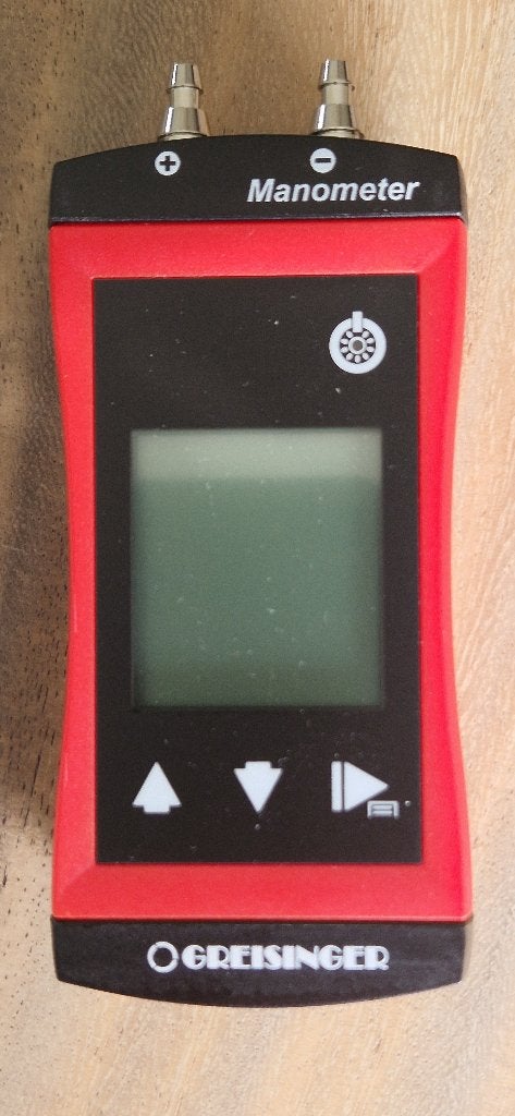 Gasdrukmeter Druk 200 mbar (max) Greisinger G1107-UT (nieuw), Ophalen of Verzenden, Nieuw, Druk
