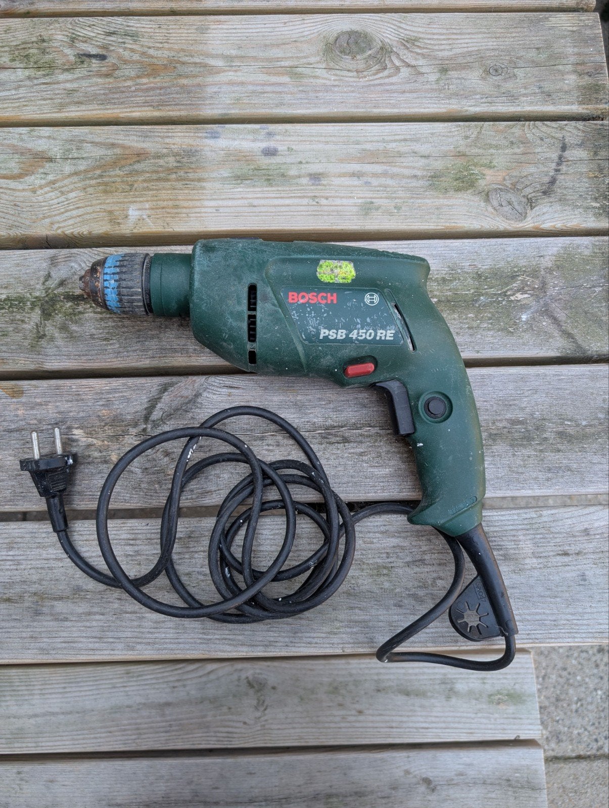 Bosch PSB 450 RE Klopboormachine, Doe-het-zelf en Verbouw, Gereedschap | Boormachines, Ophalen, Gebruikt, Boormachine, Klopboormechanisme