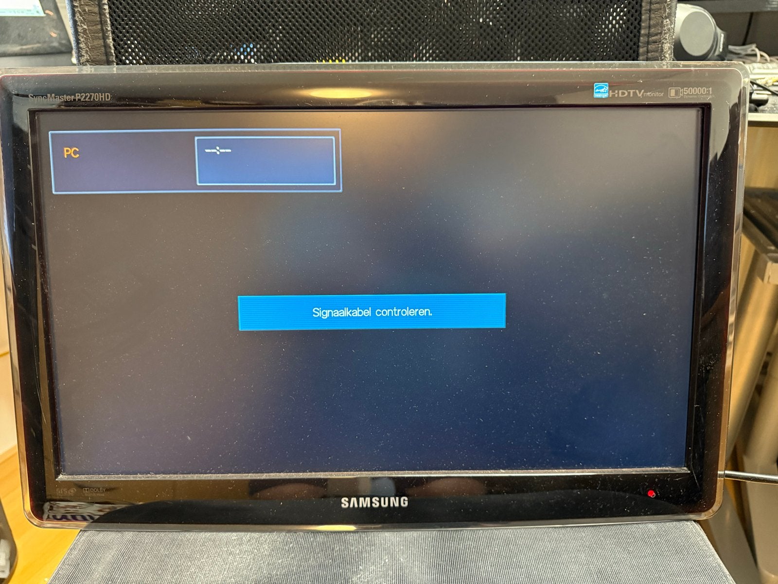 Samsung SyncMaster P2270HD HDTV Monitor, Gebruikt, 50 Hz, LCD, Ophalen of Verzenden