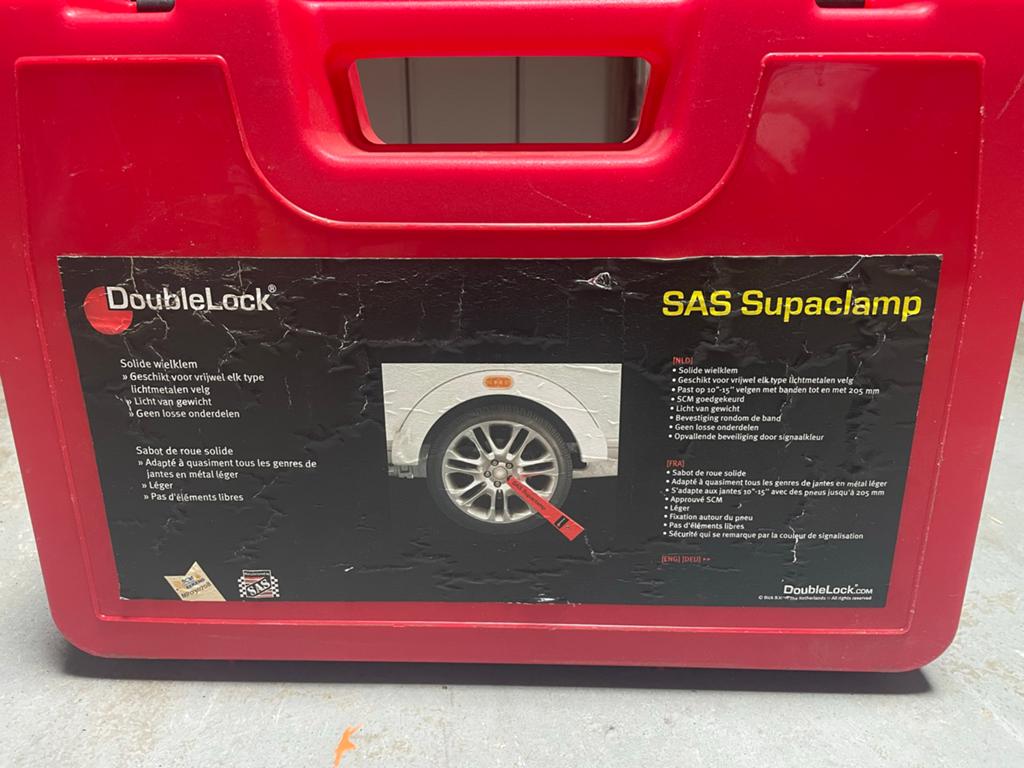DoubleLock SAS Supaclamp Wielklem, Ophalen, Zo goed als nieuw
