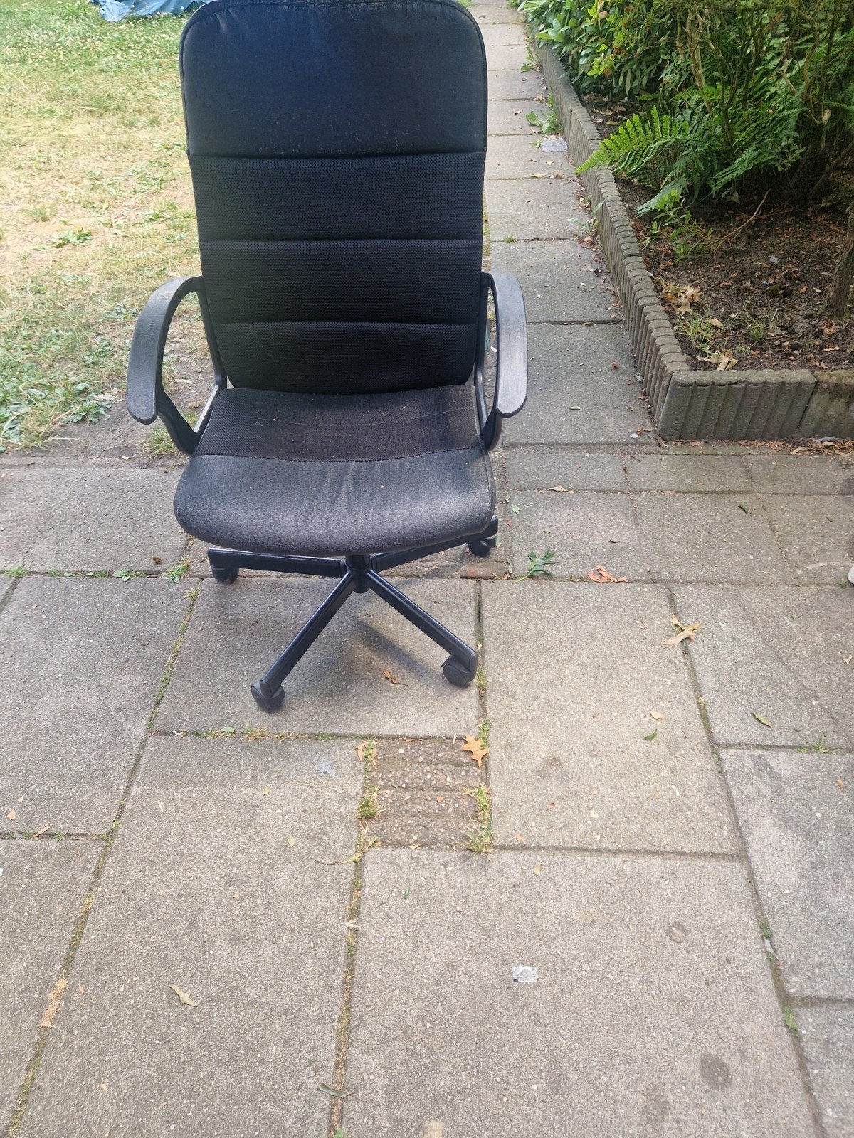bureau stoel, Ophalen, Gebruikt, Zwart, Bureaustoel