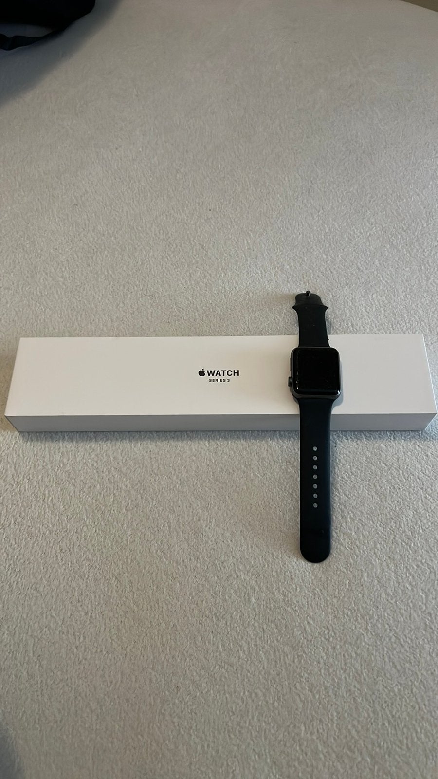 Apple Watch Series 3, Ophalen, Zo goed als nieuw, Zwart, IOS