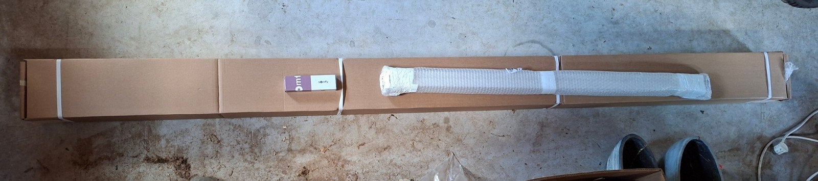 ZB TOP ZIP 95 windvast screen (2490x1230) - Nieuw, Ophalen, 250 cm tot 450 cm, Nieuw, Elektrisch