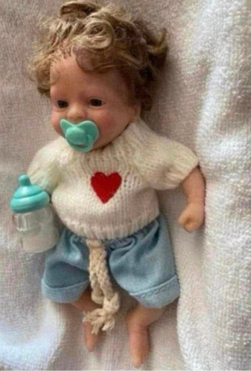 Siliconen baby popje ❤️ prematuur, Verzamelen, Poppen, Verzenden, Nieuw, Pop, Levensecht of Reborn