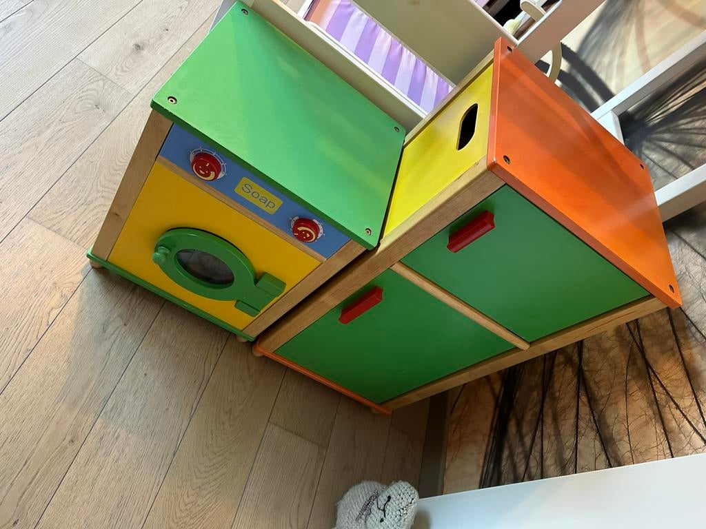 kinder wasmachine en koelkast, Ophalen, Gebruikt, Hout