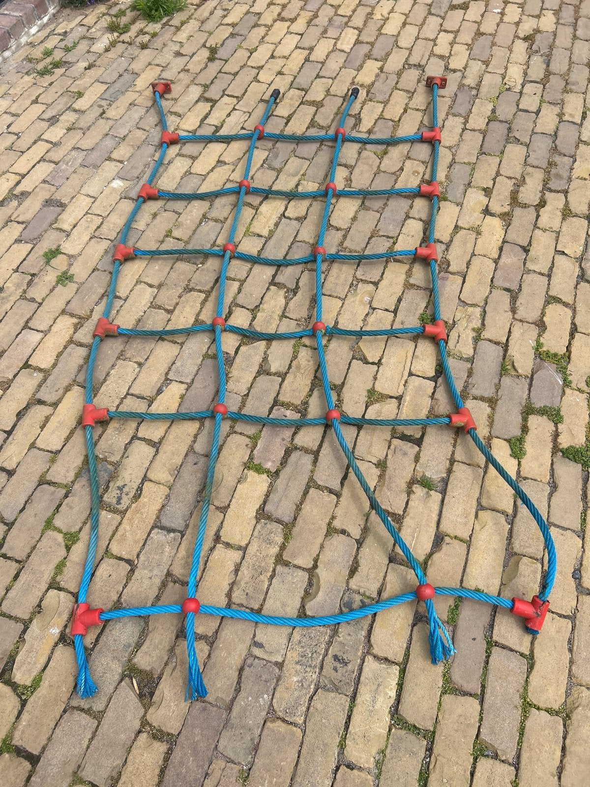 Klimnet voor speeltuin of klimtoestel, Kinderen en Baby's, Speelgoed | Buiten | Speeltoestellen, Ophalen, Gebruikt, Klimnet, Aanbouwonderdeel