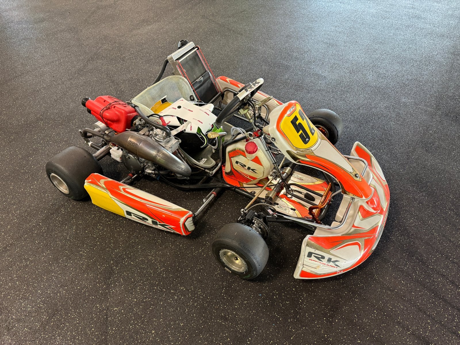 Nette RK Racing schakel kart 125cc VHM, Ophalen, Gebruikt, Kart