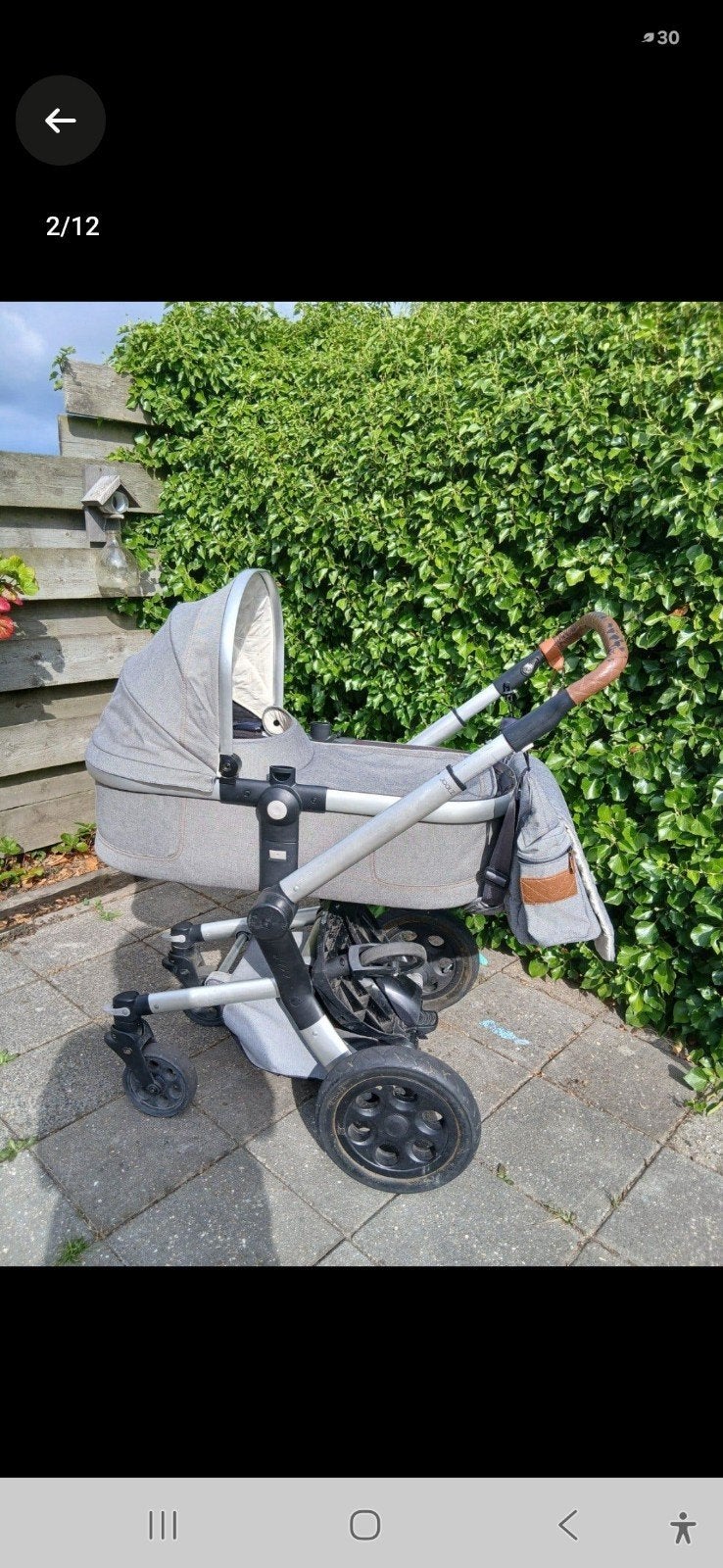 Joolz wandelwagen, Gebruikt, Verstelbare duwstang, Combiwagen, Ophalen