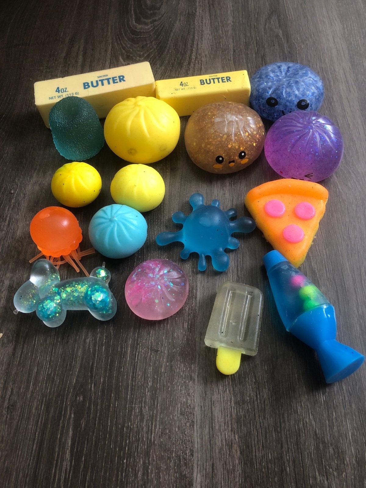 Grote set van 16 Squishy en Fidget Speeltjes, Ophalen, Gebruikt, Jongen of Meisje