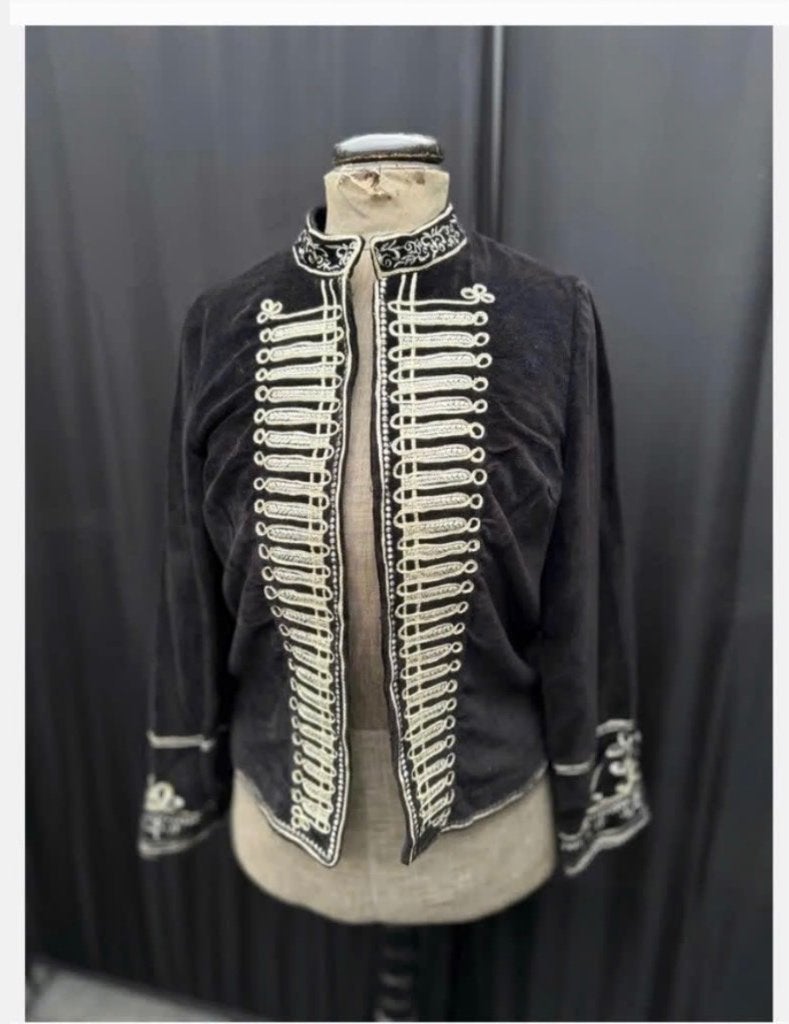 Nieuw jasje “lakei Napoleon look” zwart met goud, maat S, Zwart, Nieuw, Ophalen of Verzenden, X