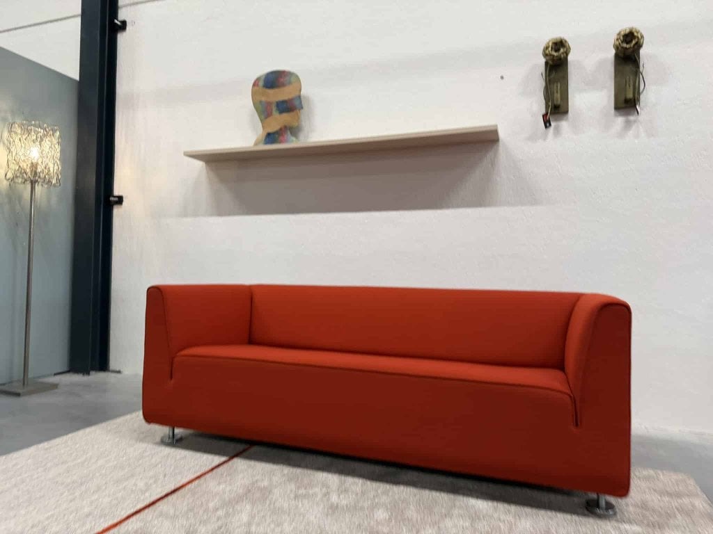 Nieuw Gelderland 4800 2,5 zits Bank Rime stof Design 190, 150 tot 200 cm, Ophalen of Verzenden, Rechte bank, Info@gelderlanddesign.com