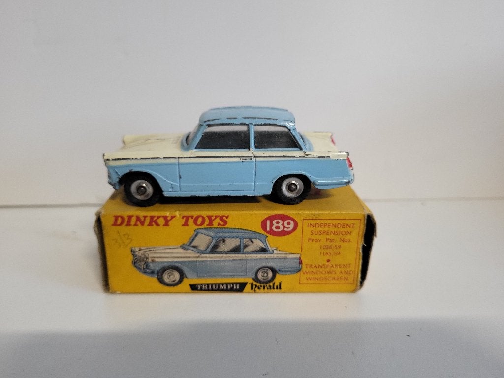 Dinky Toys no189  Triumph Herald, Verzenden, Gebruikt, Auto, Dinky Toys