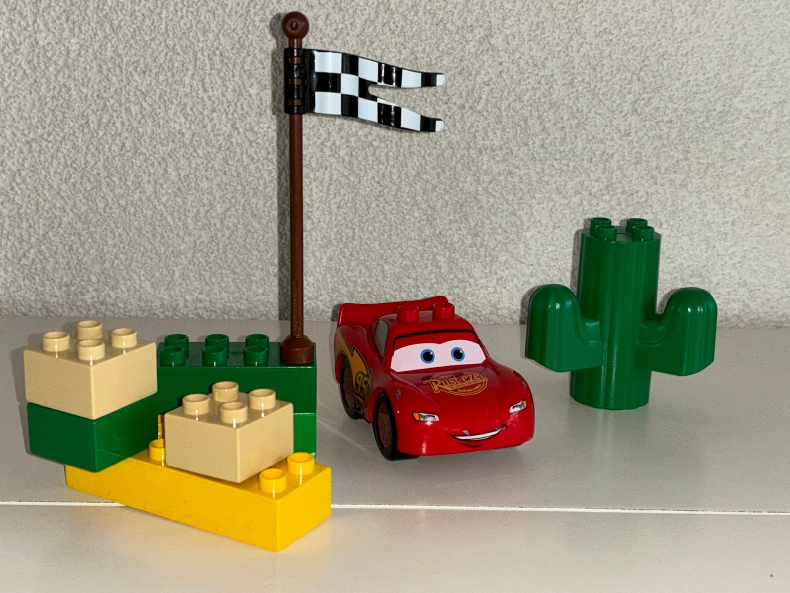 Lego Duplo Cars set 5813 met doos, Ophalen of Verzenden, Zo goed als nieuw, Duplo