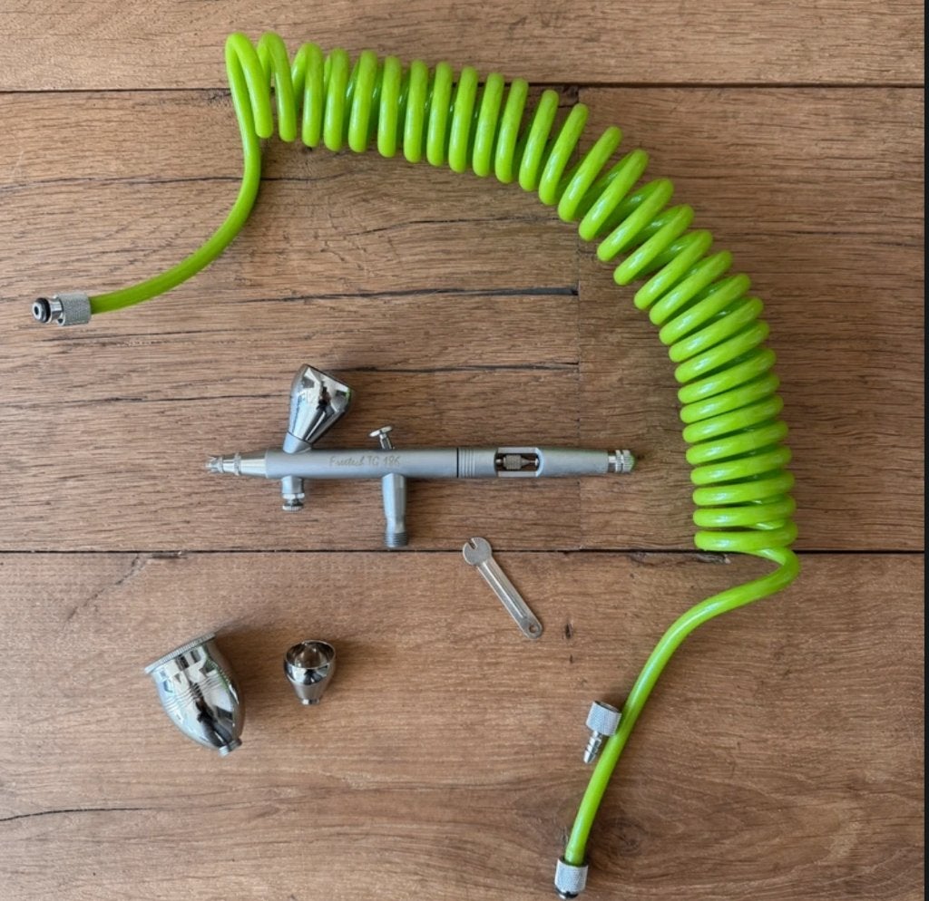 Freetech Airbrush 186 -3 wisselbare cups gratis Hose PU 1/8", ., Overige typen, Nieuw, Ophalen of Verzenden