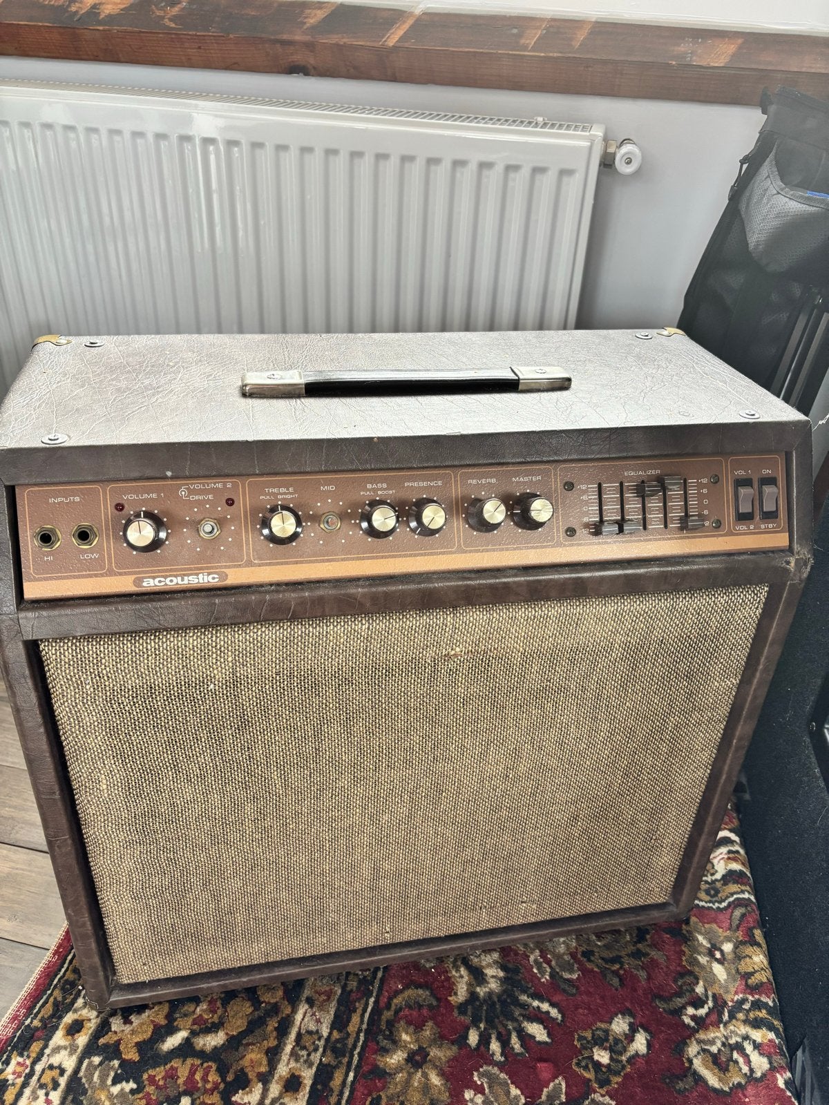 Acoustic G100T 1x12 164 Combo met ElectroVoice EVM-12L, Ophalen, Gebruikt, Gitaar, 100 watt of meer
