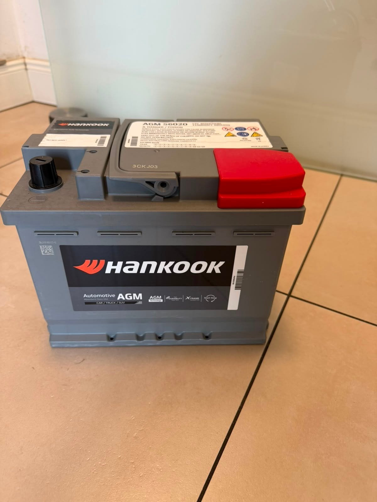 Hankook AGM 56020 Start-Stop Accu 12V 60Ah 680A, Ophalen of Verzenden, Nieuw