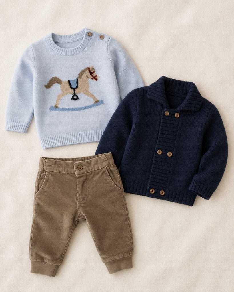 Per Te luxe 3-delig babyset 3 maanden - wol & cashmere, Per Te, Jongetje of Meisje, Nieuw, Ophalen of Verzenden