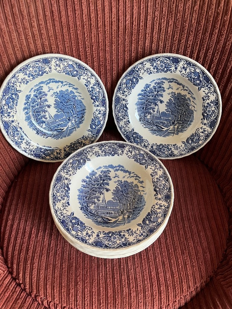 Royal Tudor Ware borden  7 stuks, Antiek en Kunst, Ophalen of Verzenden