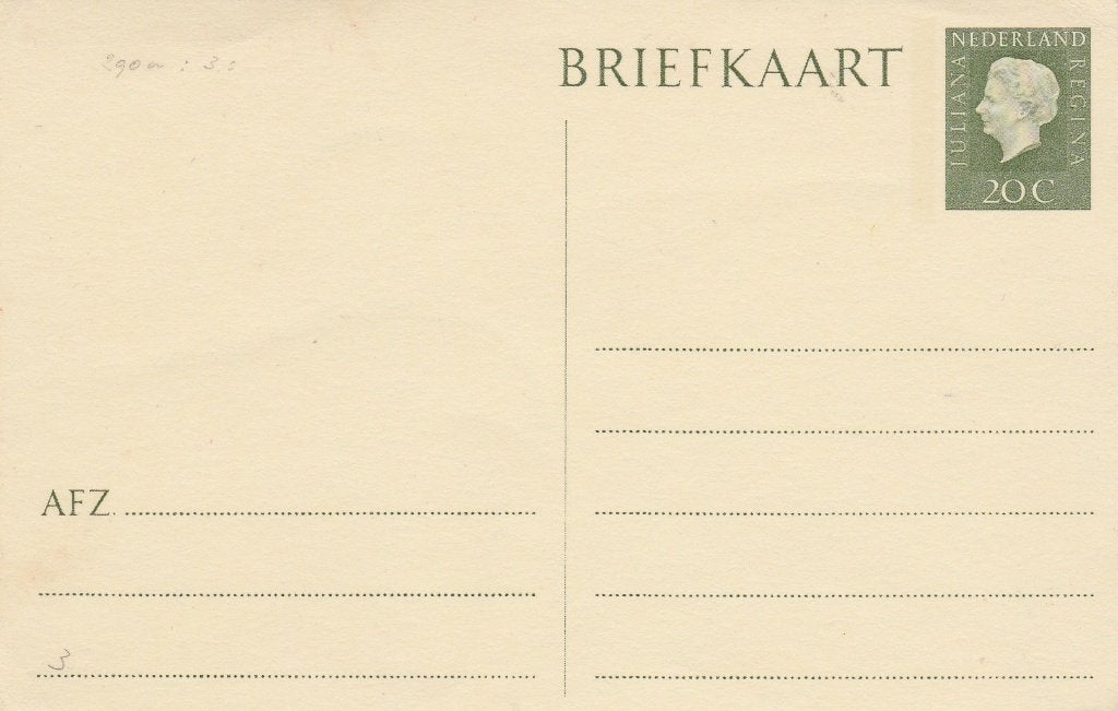 Postwaardestuk - Briefkaart. Geuzendam 342 **, Ophalen of Verzenden, Briefkaart