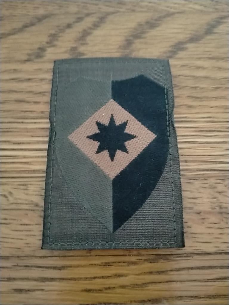 NL , KLm, 1 e legerkorps patch , gvt , velcro, Verzenden, Landmacht, Nederland, Embleem of Badge