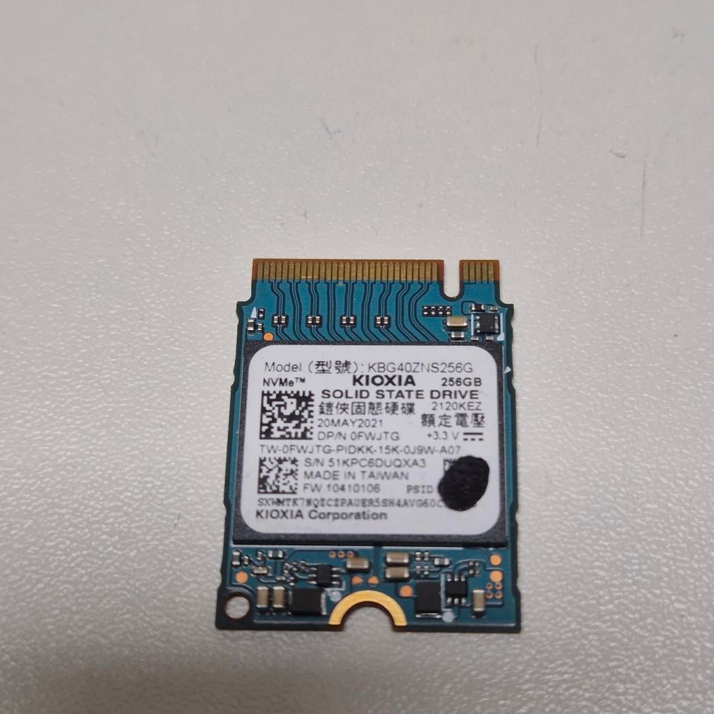 Kioxia KBG4 256GB Nvme SSD 2230, Intern, Gebruikt, 256GB, Verzenden