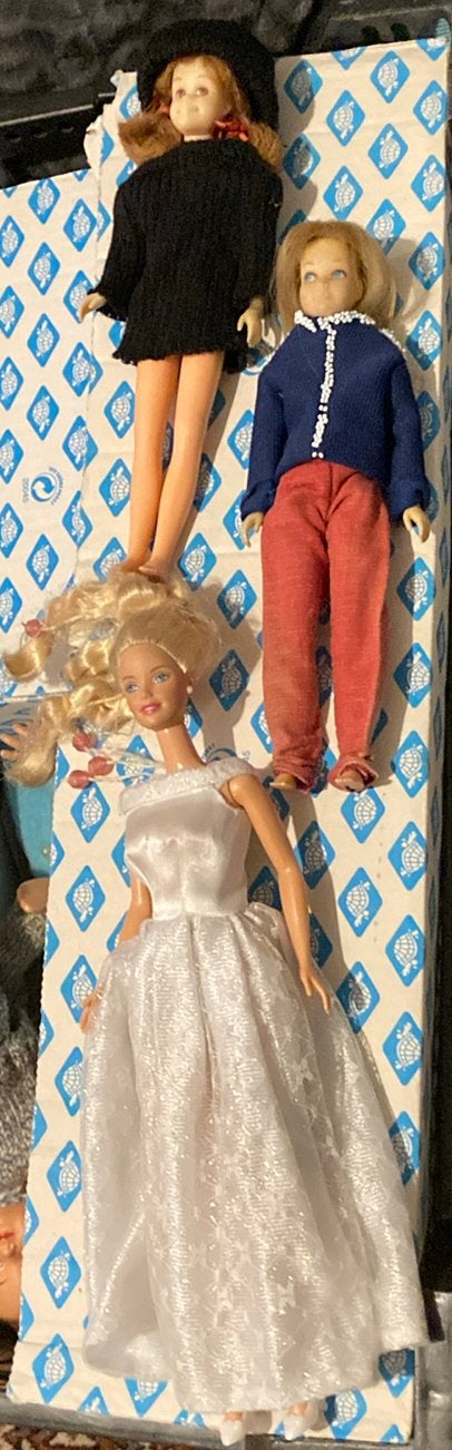 Vintage Barbie Pop - Jaren 60 Nostalgie, skipper skooter, Verzenden, Gebruikt, Barbie