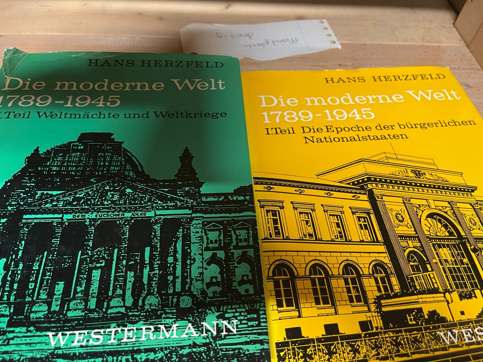 Die moderne welt 1789-1945, Ophalen of Verzenden, Gelezen, Europa