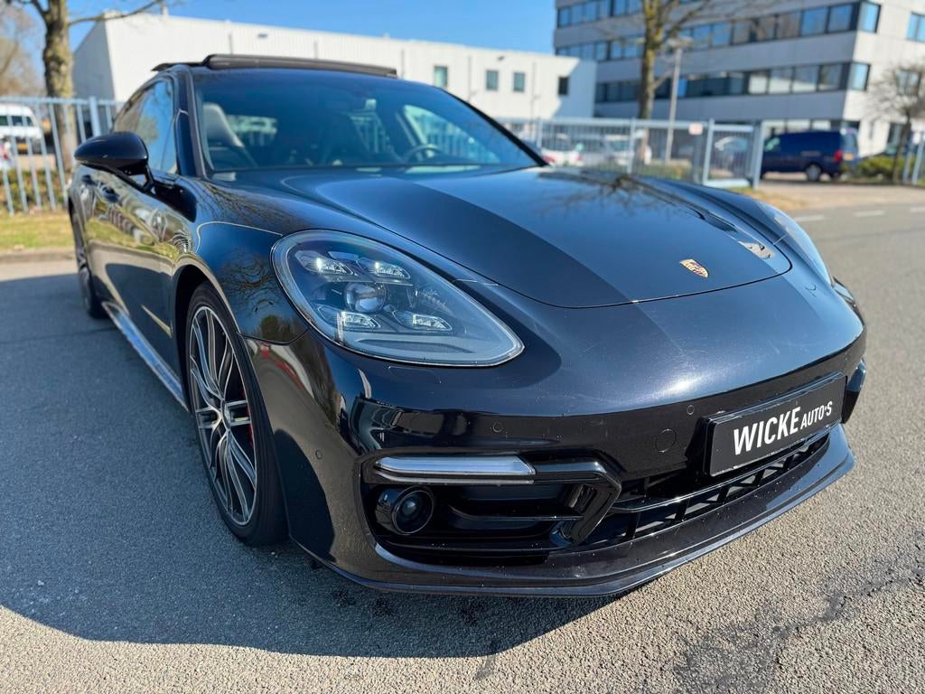 Porsche Panamera Sport Turismo 3.0 4 Softclose Pano Camera A, Auto's, Gebruikt, 2995 cc, Zwart, Leder