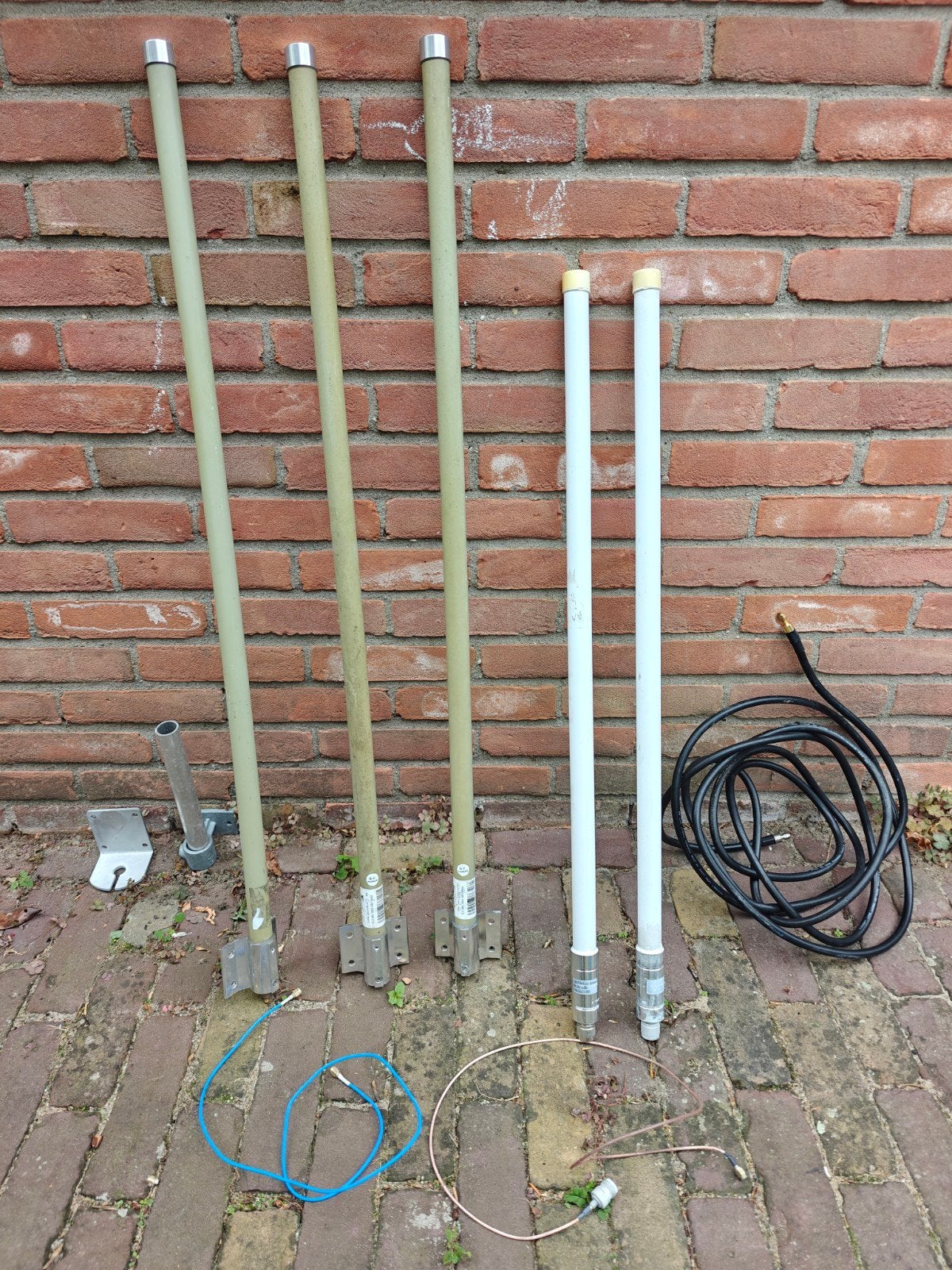 5x LoRa / Helium antenne 5.8 & 6.5 dBi + kabels & houders, Telecommunicatie, Antennes en Masten, Ophalen of Verzenden, Gebruikt