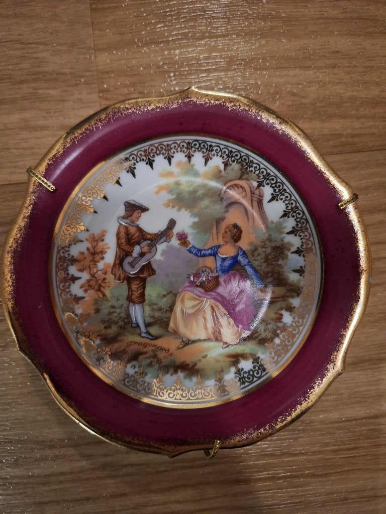 Limoges wandbordje, Antiek en Kunst, Ophalen of Verzenden