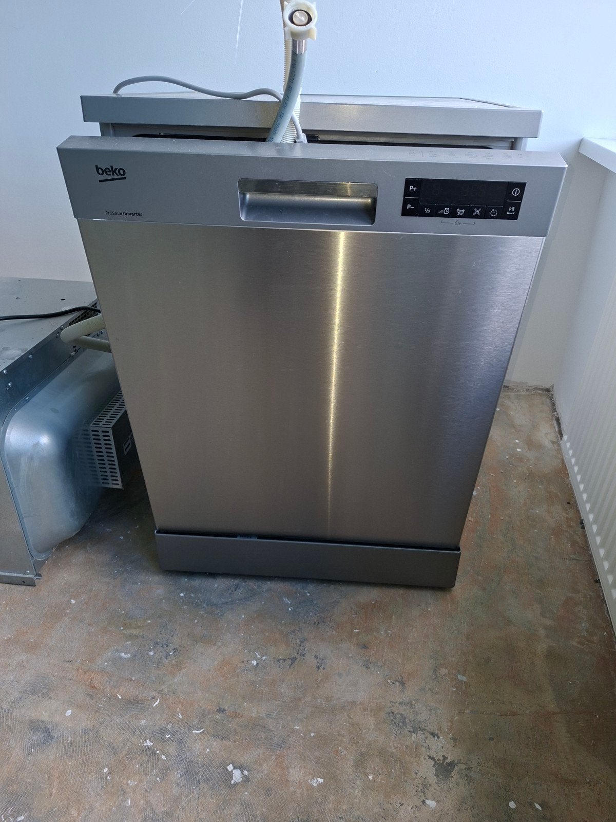 Beko DFN26220X2 Vrijstaande Vaatwasser - Zilver, Ophalen, Gebruikt, Minder dan 85 cm, 60 cm of meer