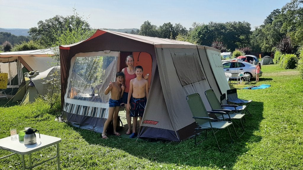 Vouwwagen scout | 4 pers. | gebruiksklaar, Beige, Tot en met 4, Ophalen, Overige merken