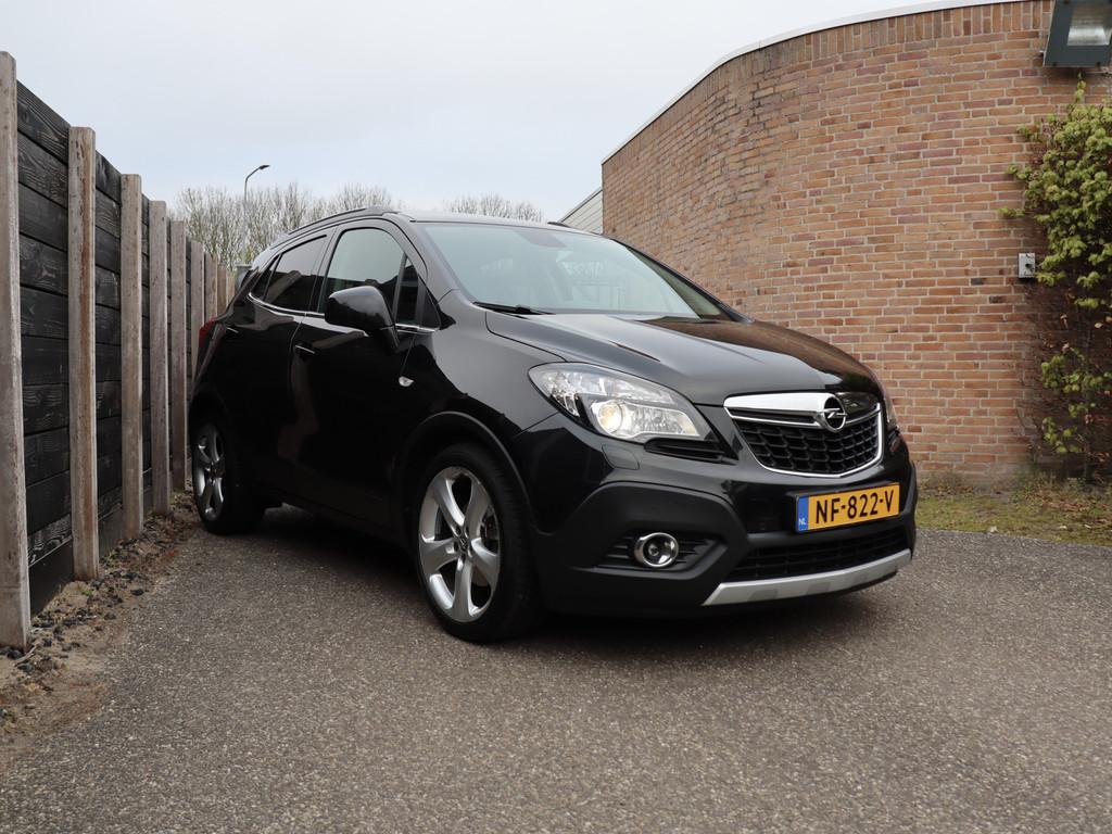 Opel Mokka 1.4 T Innovation automaat, leder, trekhaak, 15 km/l, Gebruikt, Zwart, Leder