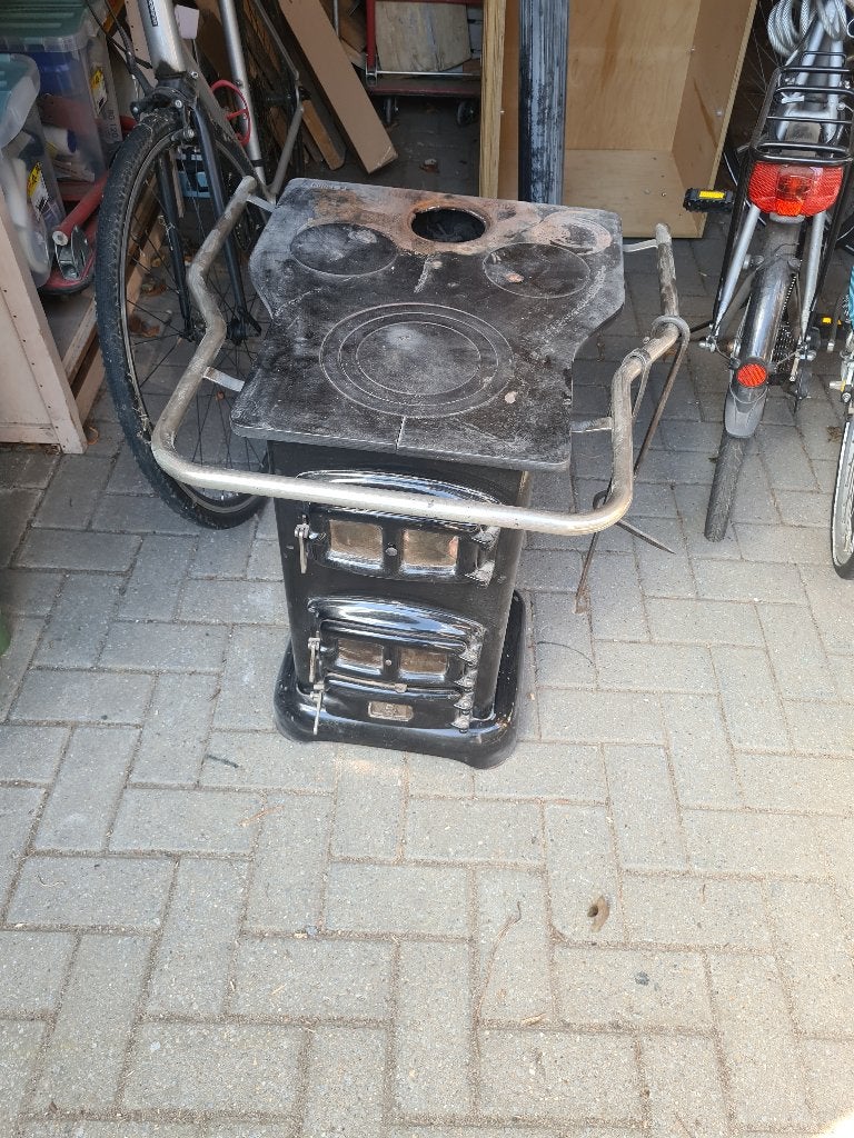 Etna kachel fornuis 833, Ophalen, Gebruikt, Houtkachel, Vrijstaand