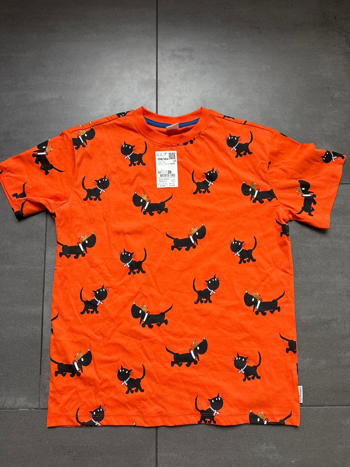Hema T-shirt Siep&Takkie Maat 158/164, Ophalen of Verzenden, Nieuw, Jongen of Meisje