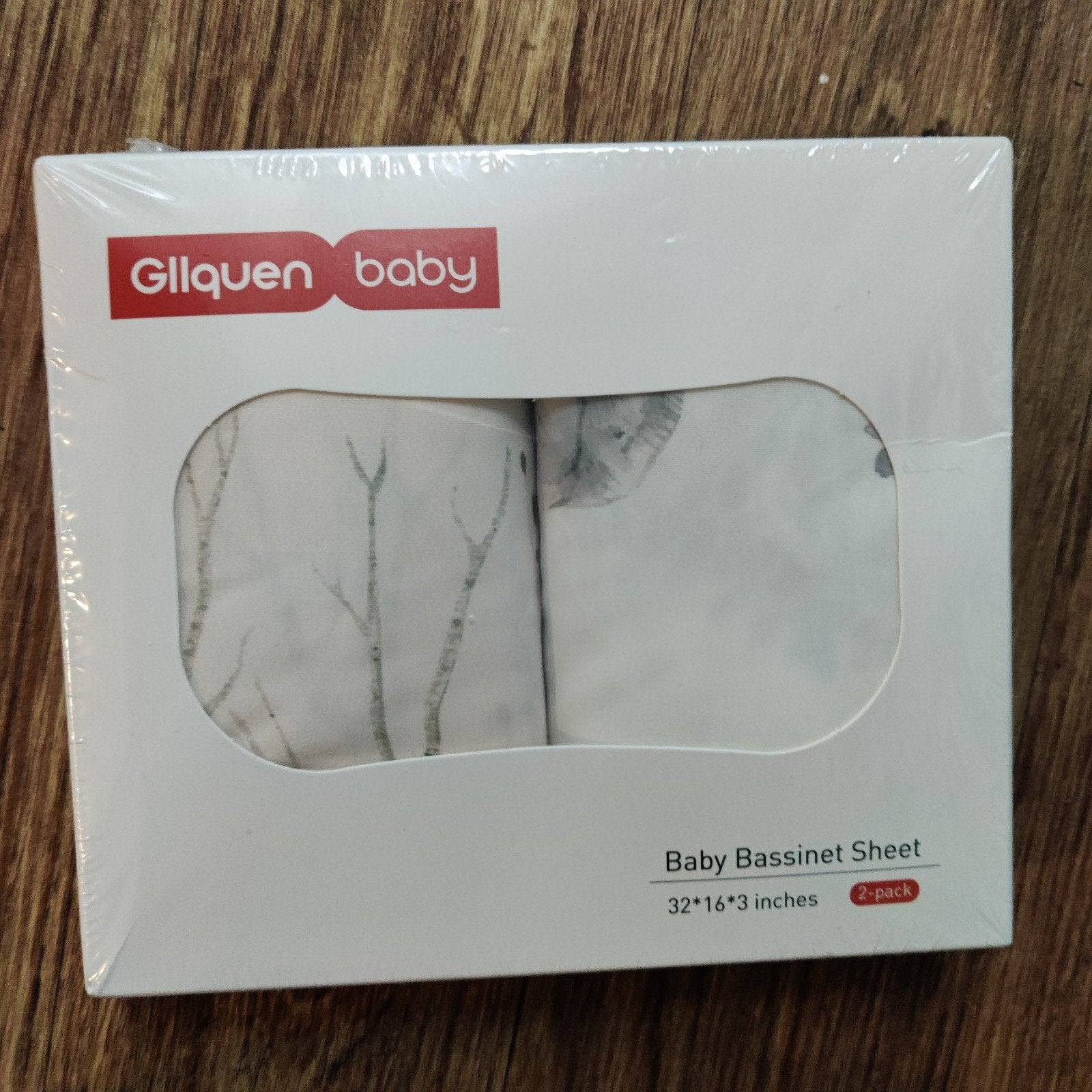 2x Wieg hoeslaken universeel met olifant en bos print., Kinderen en Baby's, Kinderkamer | Beddengoed, Overige kleuren, Jongetje of Meisje