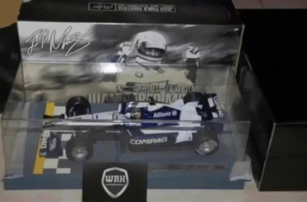 1:18 F1 WILLIAMS MONZA 2001 MONTOYA special Hotwheels WRH, Verzenden, Zo goed als nieuw, Auto, Hot Wheels