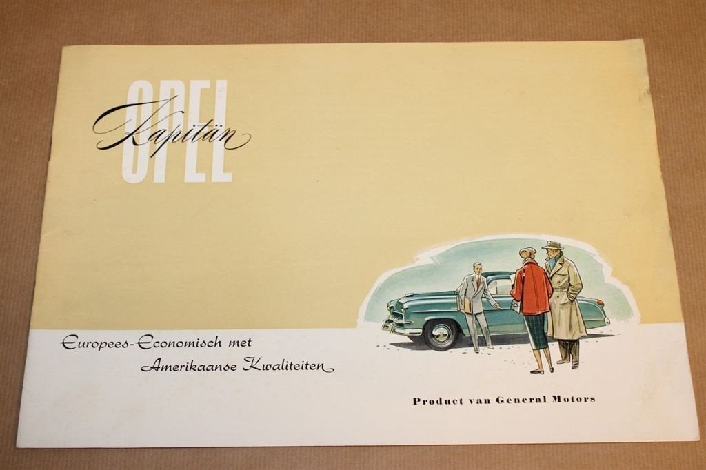 Prachtige catalogus - Opel Kapitän - Circa 1960 !!, Ophalen of Verzenden, Zo goed als nieuw, Opel