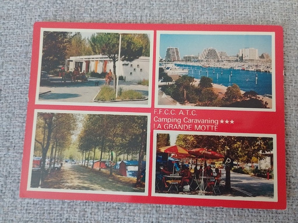 La Grande Motte,Frankrijk F.F.C.C. A.T.C. Camping Caravaning, Ophalen of Verzenden, Voor 1920, Ongelopen, Frankrijk