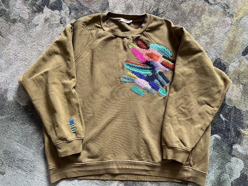 Oilily sweater met bloemapplicatie, Oilily, Verzenden, Maat 42/44 (L), Gedragen