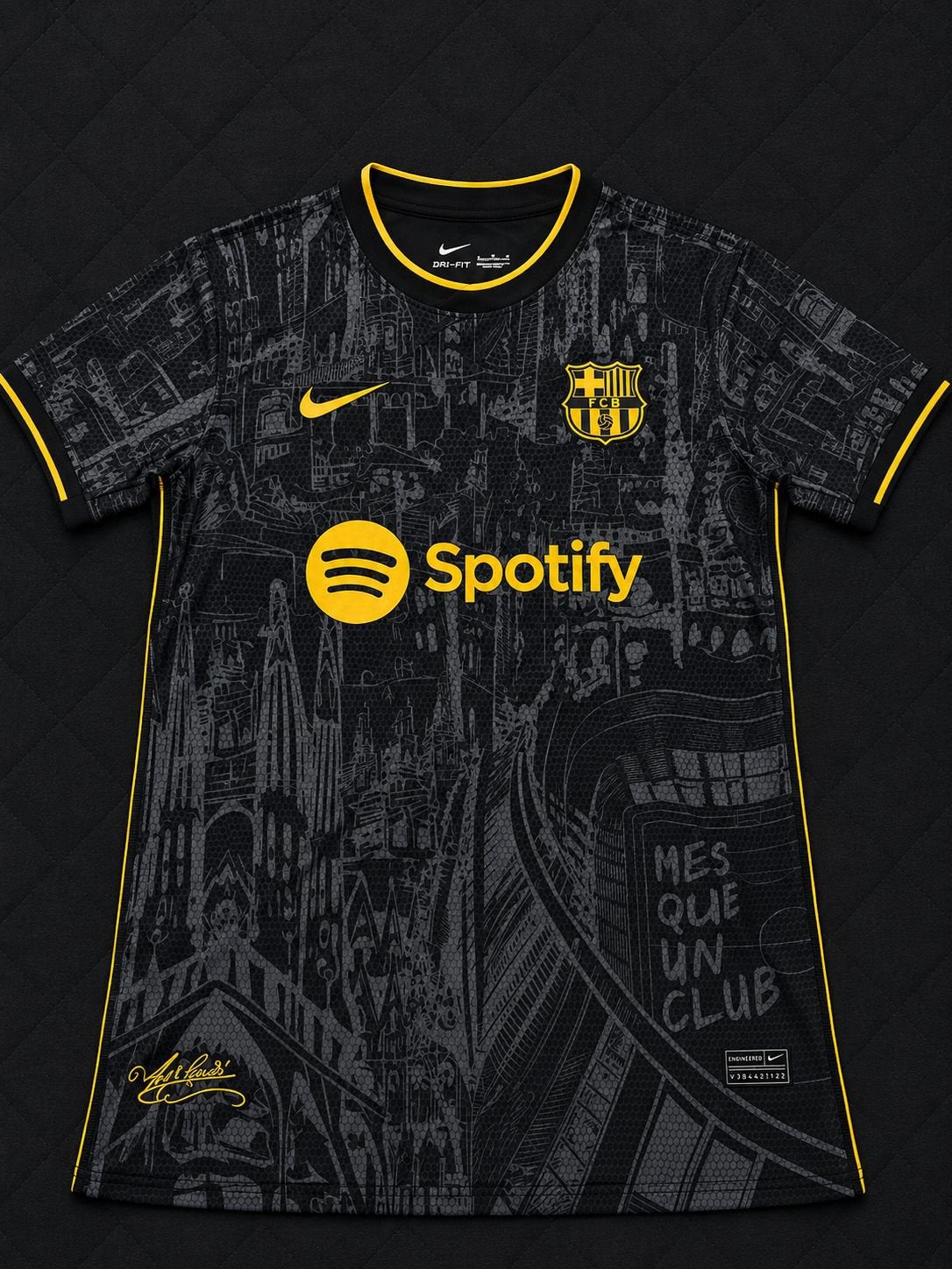 FC Barcelona uitshirt 2022/2023 - Maat M/L, Ophalen of Verzenden, Nieuw, Maat 48/50 (M), Zwart
