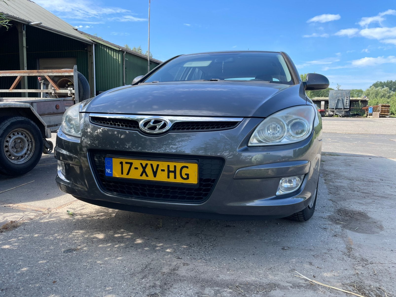 Hyundai i30 1.4 I Cvvt 5DR 2007 Grijs, Auto's, Voorwielaandrijving, 4 cilinders, 1396 cc, Origineel Nederlands