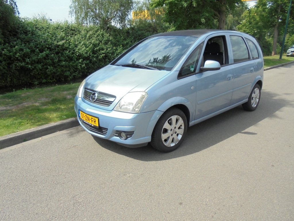Opel Meriva 1.4-16V Temptation (bj 2008), Auto's, Opel, Metallic lak, Gebruikt, 4 cilinders, Blauw