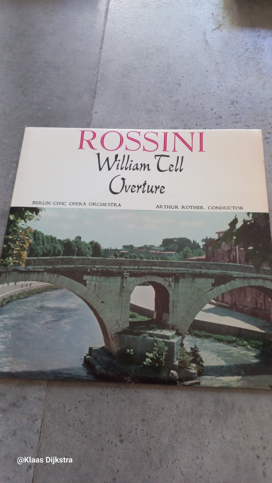 Rossini - William Tell Overture - Berlin Civic Opera Orchest, Cd's en Dvd's, Cd's | Klassiek, Gebruikt, Ophalen of Verzenden, Romantiek