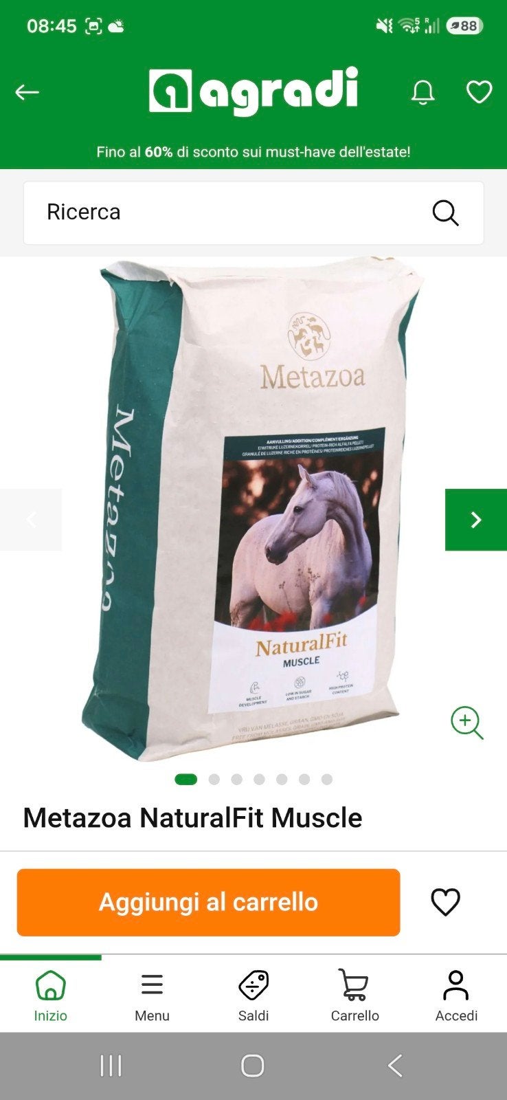 2 zakken Metazoa paardenbrok, Dieren en Toebehoren, Ophalen